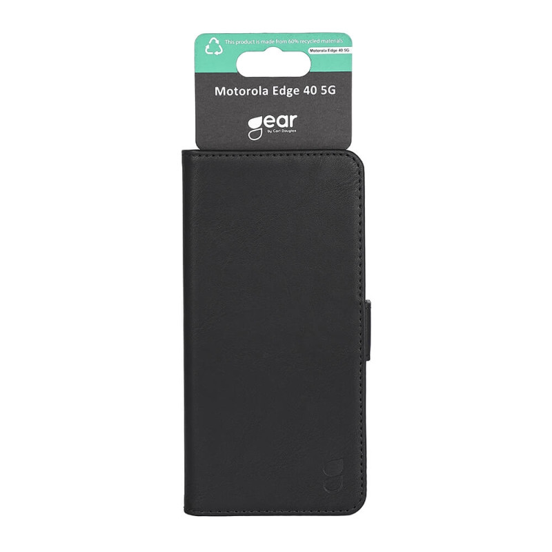 GEAR Mobile Case 3 korttilokero musta - Motorola Edge 40 5G