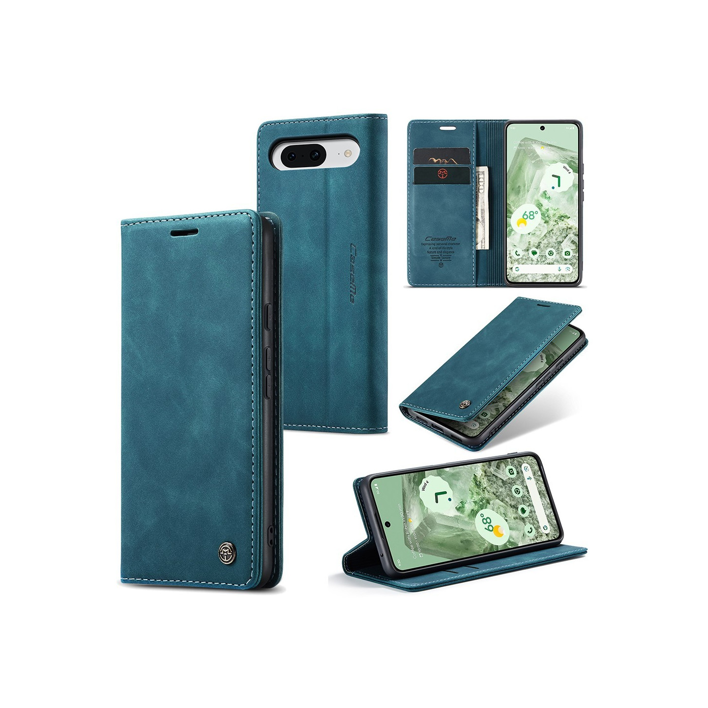 CASEME Retro Wallet Case for Pixel 8a