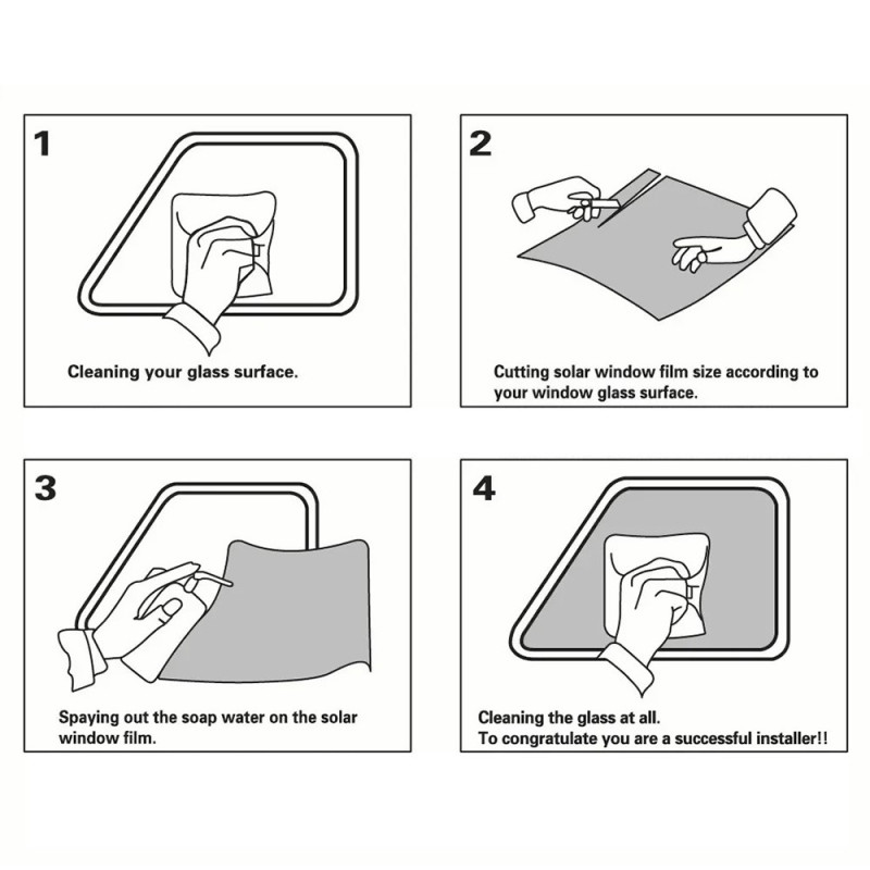 Car Window Tint Film Sun Protection Solar Tinting Film - 1 Percent