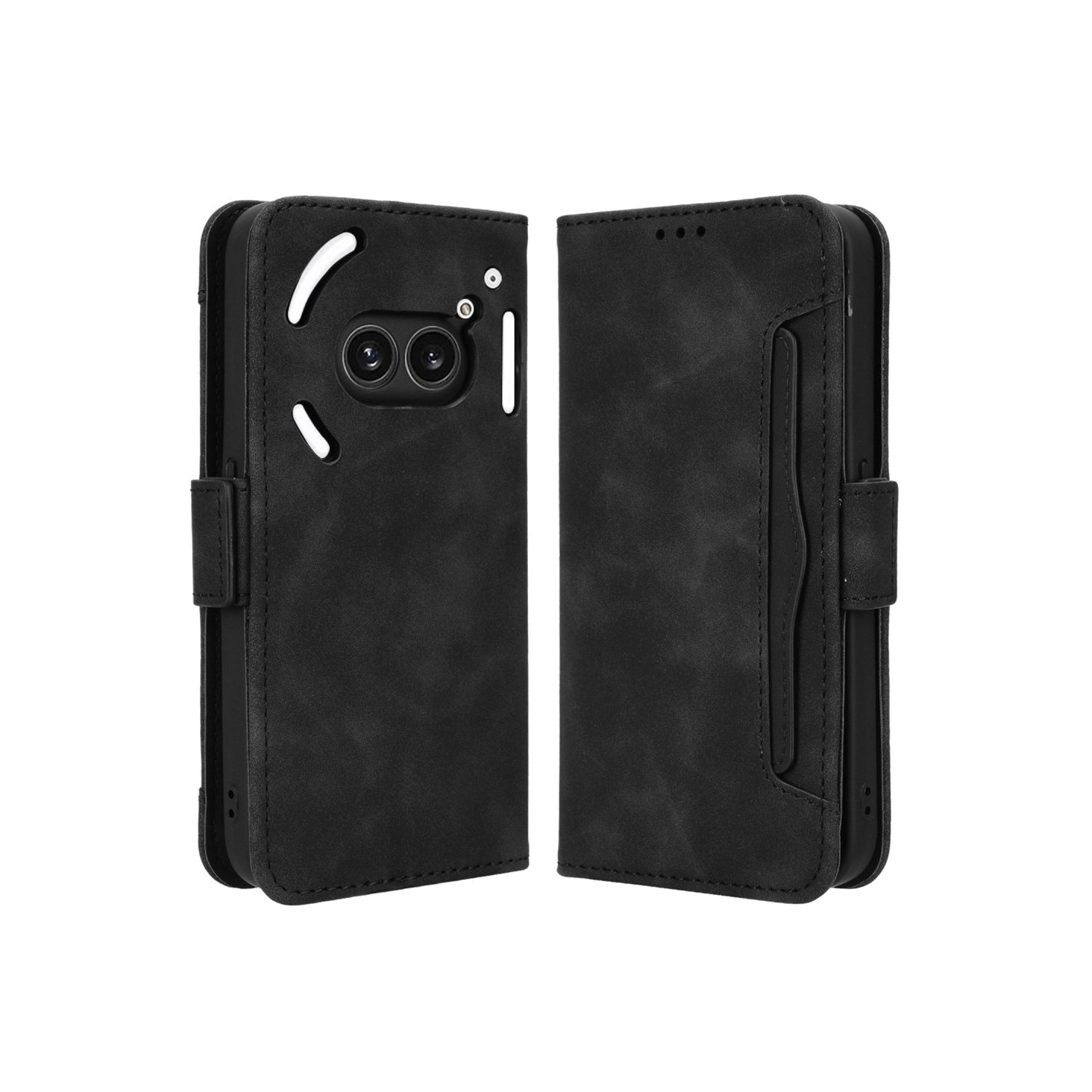 Nothing Phone (2a) Nahkakotelo Useita Korttipaikkoja Magneettinen Sulkeminen Puhelinkotelo