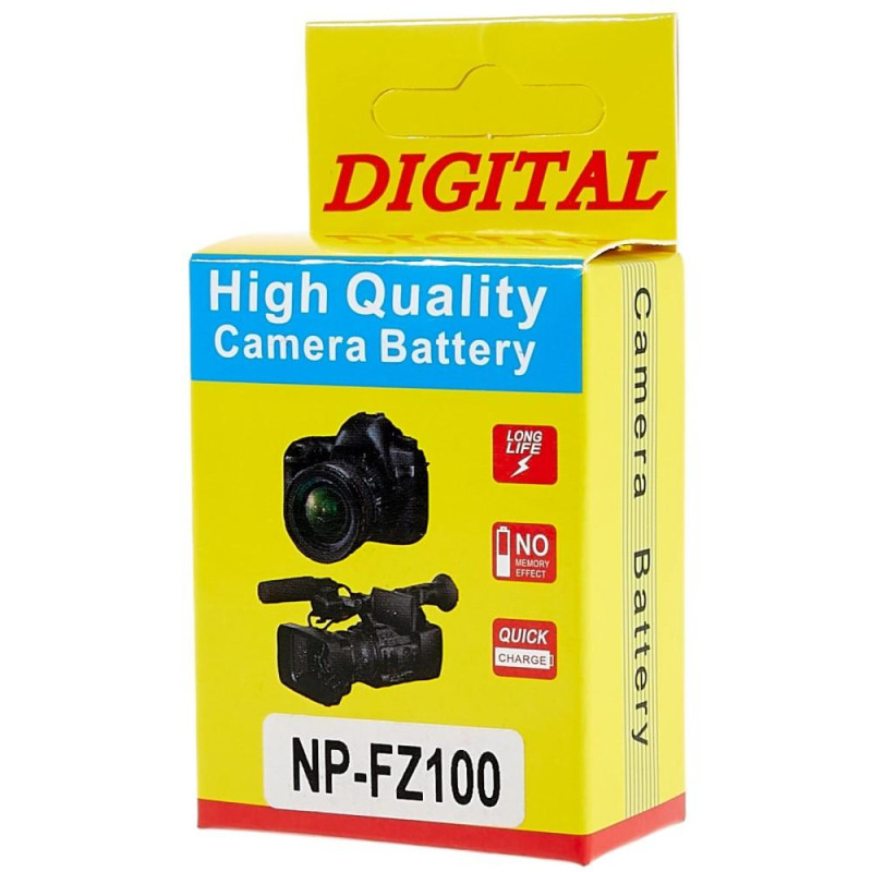 NP - FZ100 Li - ion batteri til Sony A7M3/A7R3/A7R111/ILCE - 9/A6600/A9M2 osv