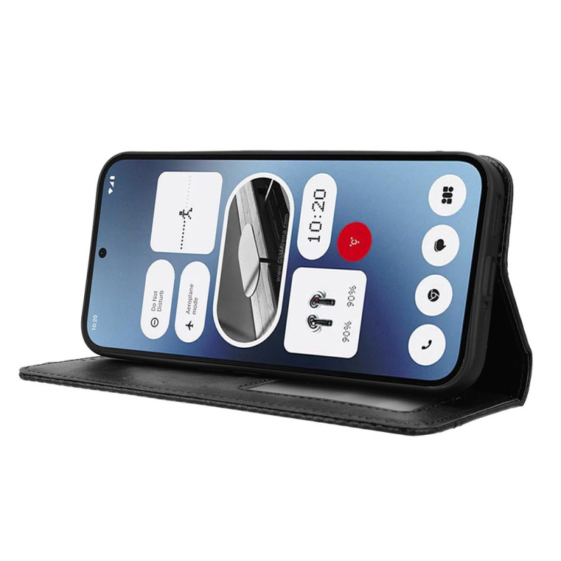 For Nothing Phone (2a) Case Wallet PU Leather Phone Cover Magnetic Closing