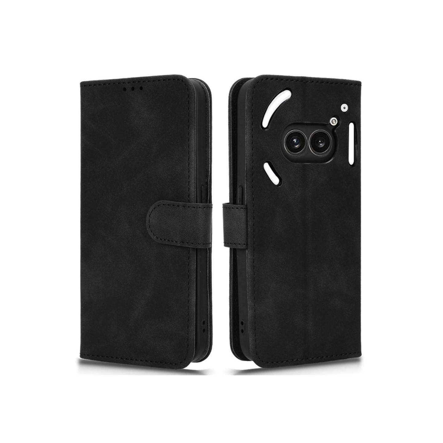 Til Nothing Phone (2a) Pungcover Skin - Touch Foldestativ Læder Telefoncover