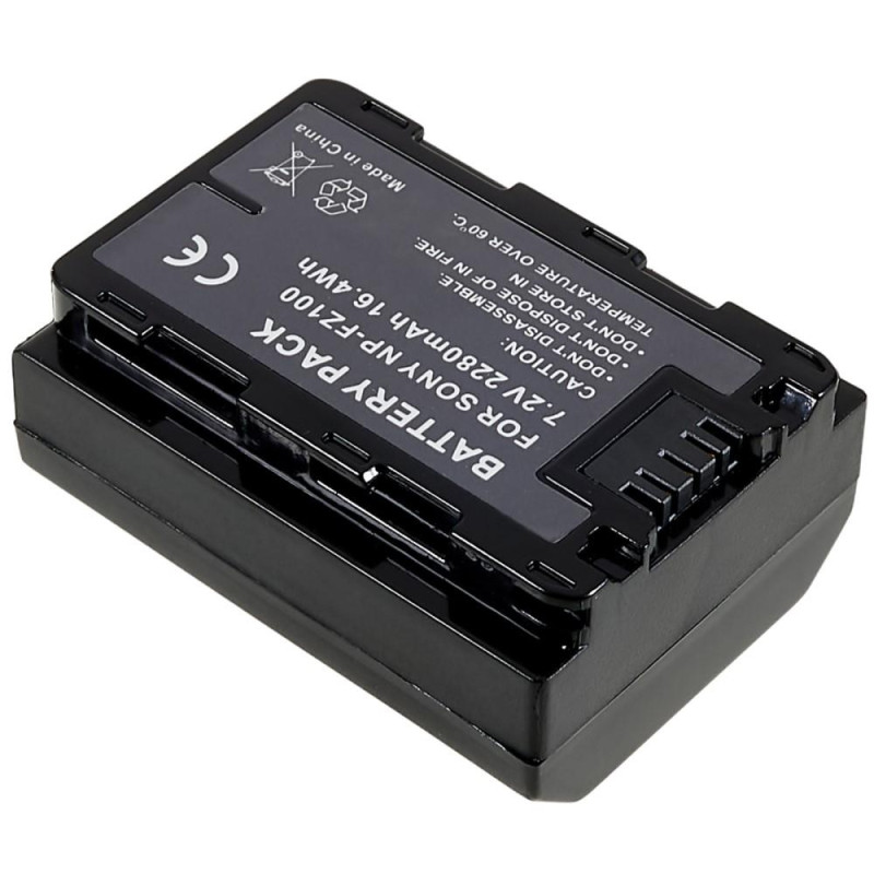 NP - FZ100 Li - ion batteri til Sony A7M3/A7R3/A7R111/ILCE - 9/A6600/A9M2 osv