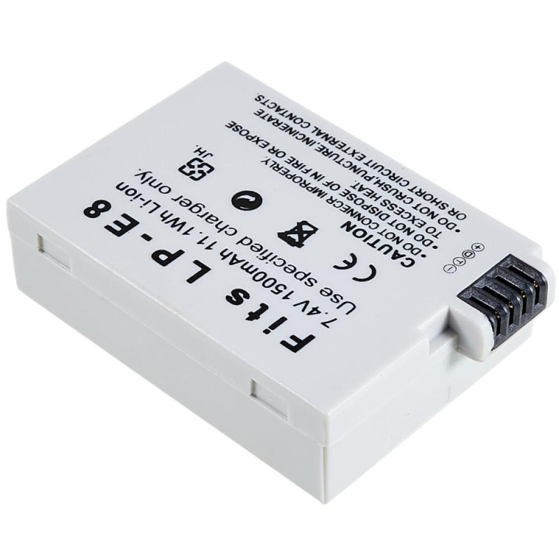 LP - E8 batteri til Canon EOS 550D/600D/650D/700D/60D osv