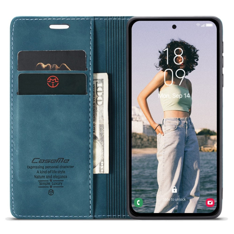 CASEME Retro Lompakkokotelo Samsung Galaxy A55