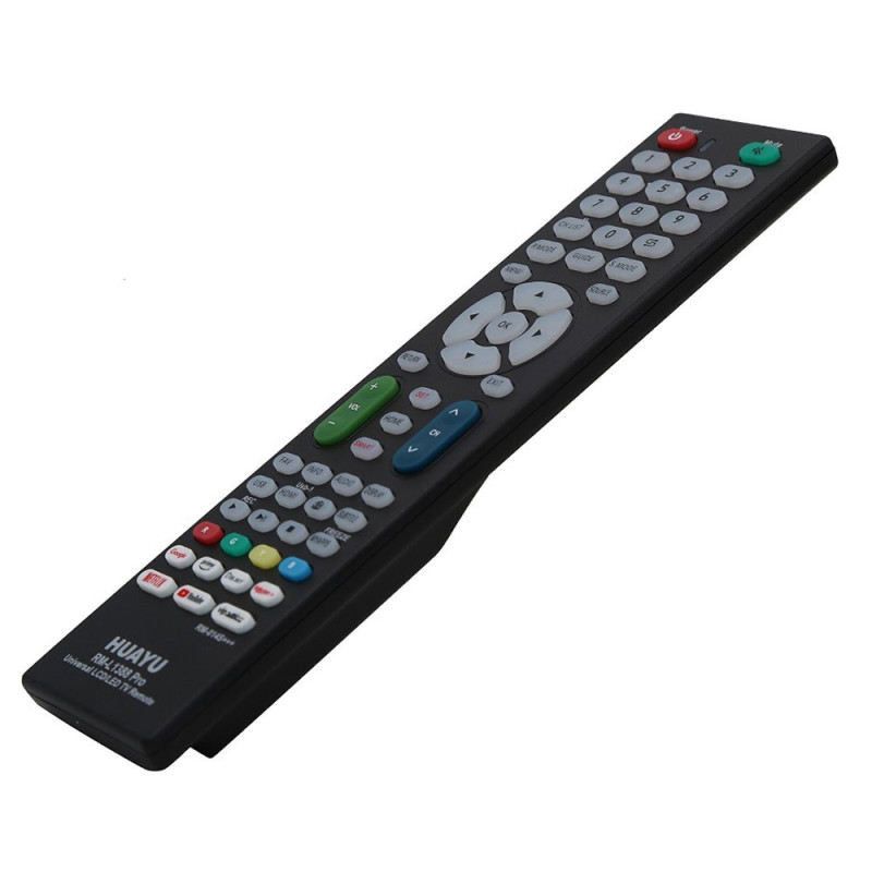 HUAYU RM - L1388 Pro TV fjernbetjening Erstatning for LCD LED
