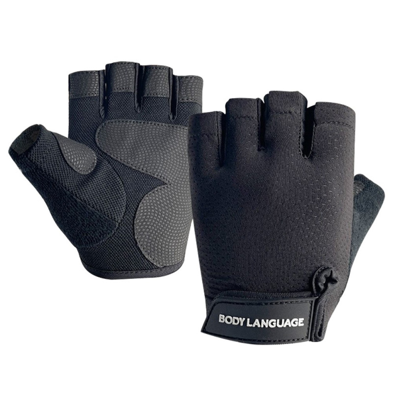 Unisex Pull - ups Fitness Sportshansker Sklisikre halvfingerhansker