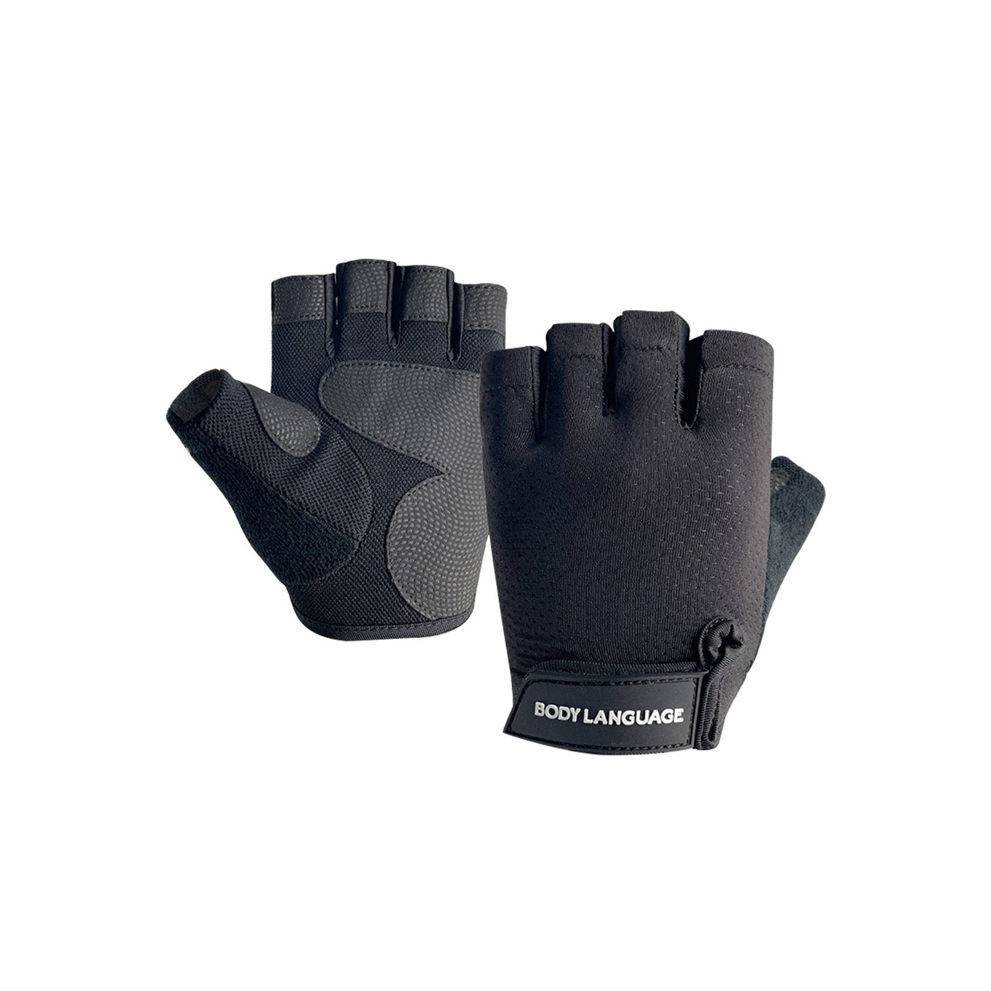Unisex Pull - ups Fitness Sport Gloves Anti - skid Half Finger Gloves