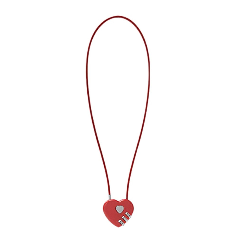 Hjerte 50 cm kombinationslås Hængelås Opbevaring kodelås