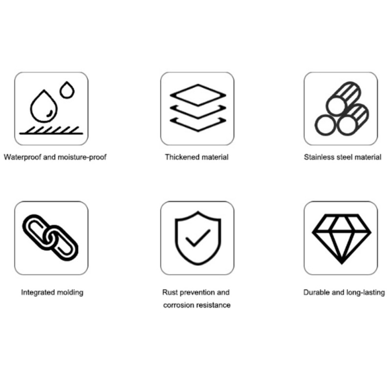 Hasp 10 - tommer vindueslås Sikkerhedslås Rustfrit stål lågelås