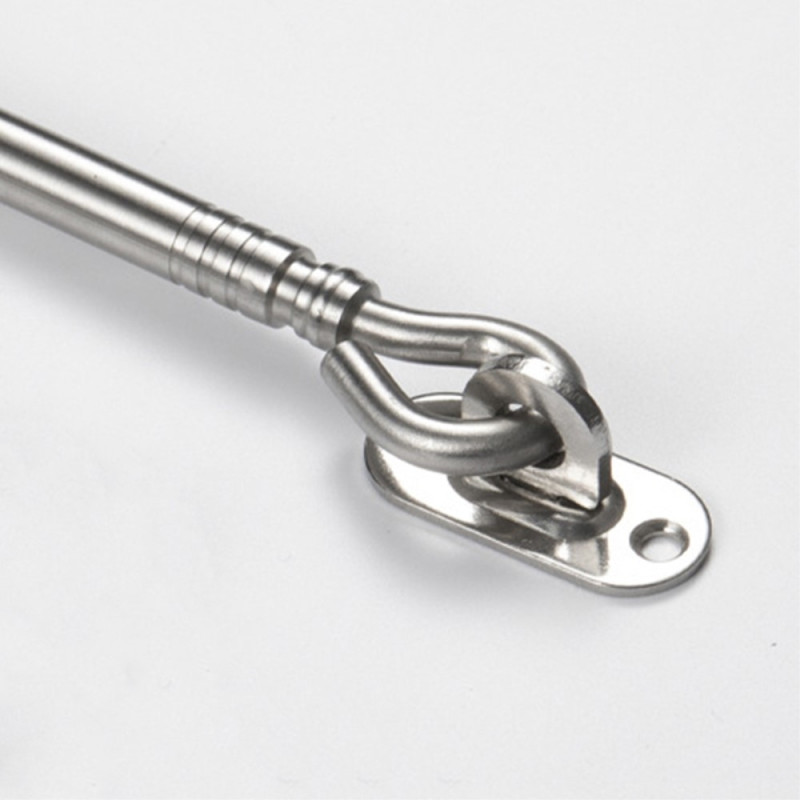 Hasp 8 - tommer vindueslås Sikkerhedslås Rustfrit stål lågelås