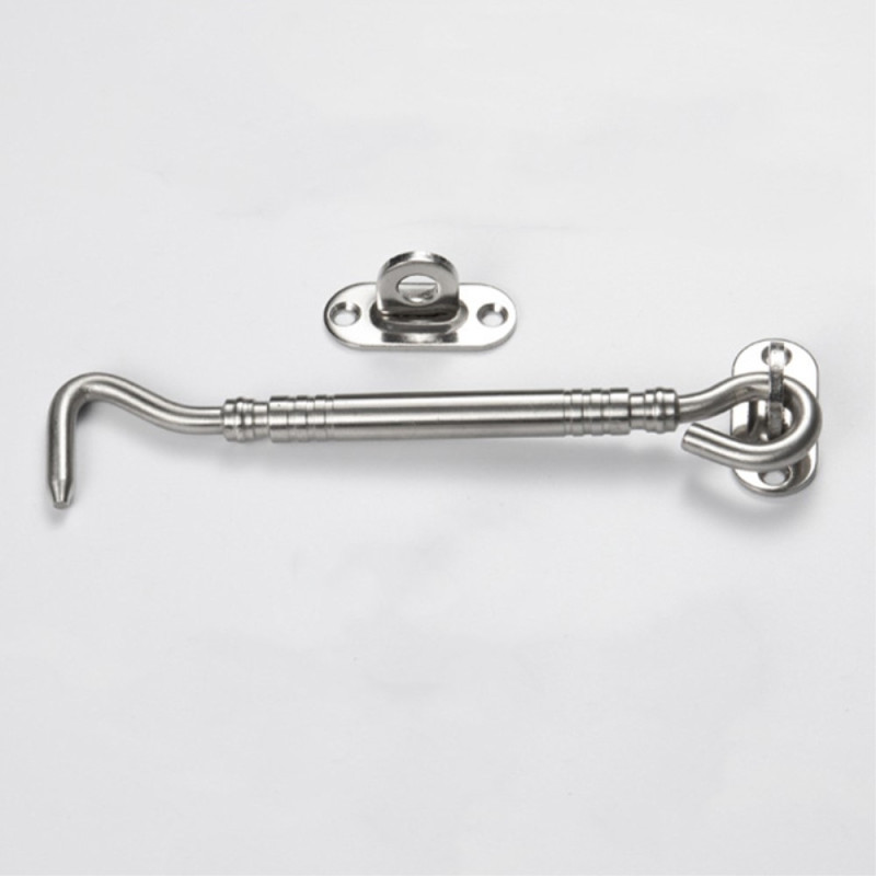 Hasp 10 - Inch Window Lock Security Stainless Steel Gate Latch