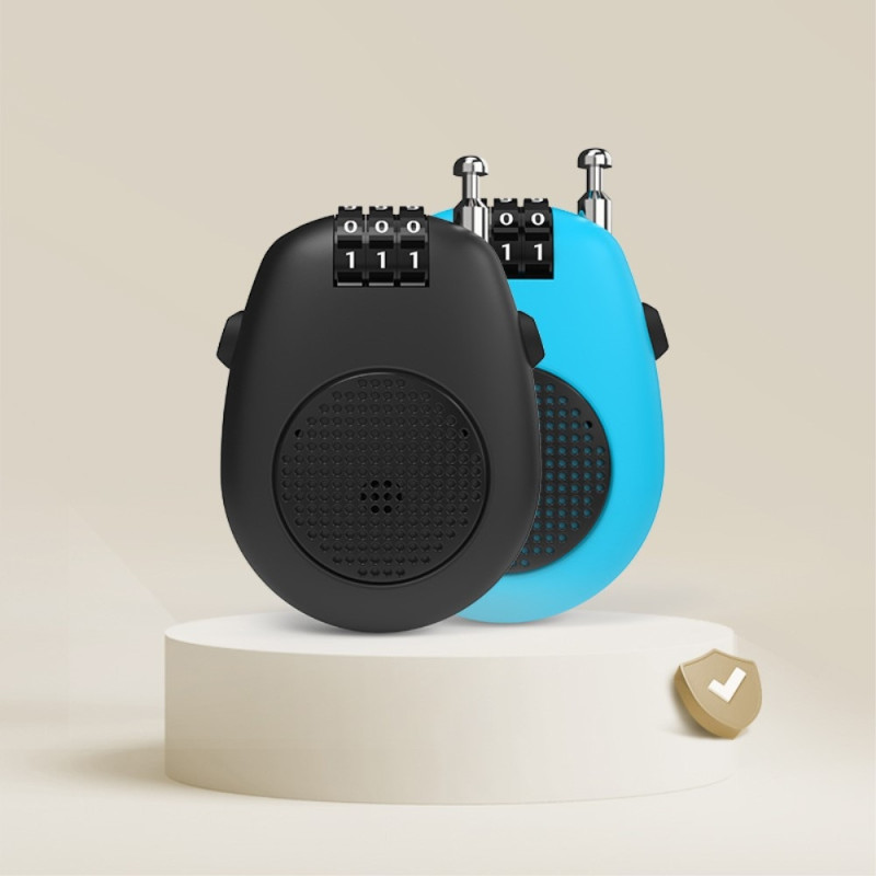 Reisebagasje Bil Snøscooterhjelmlås Uttrekkbar ståltau