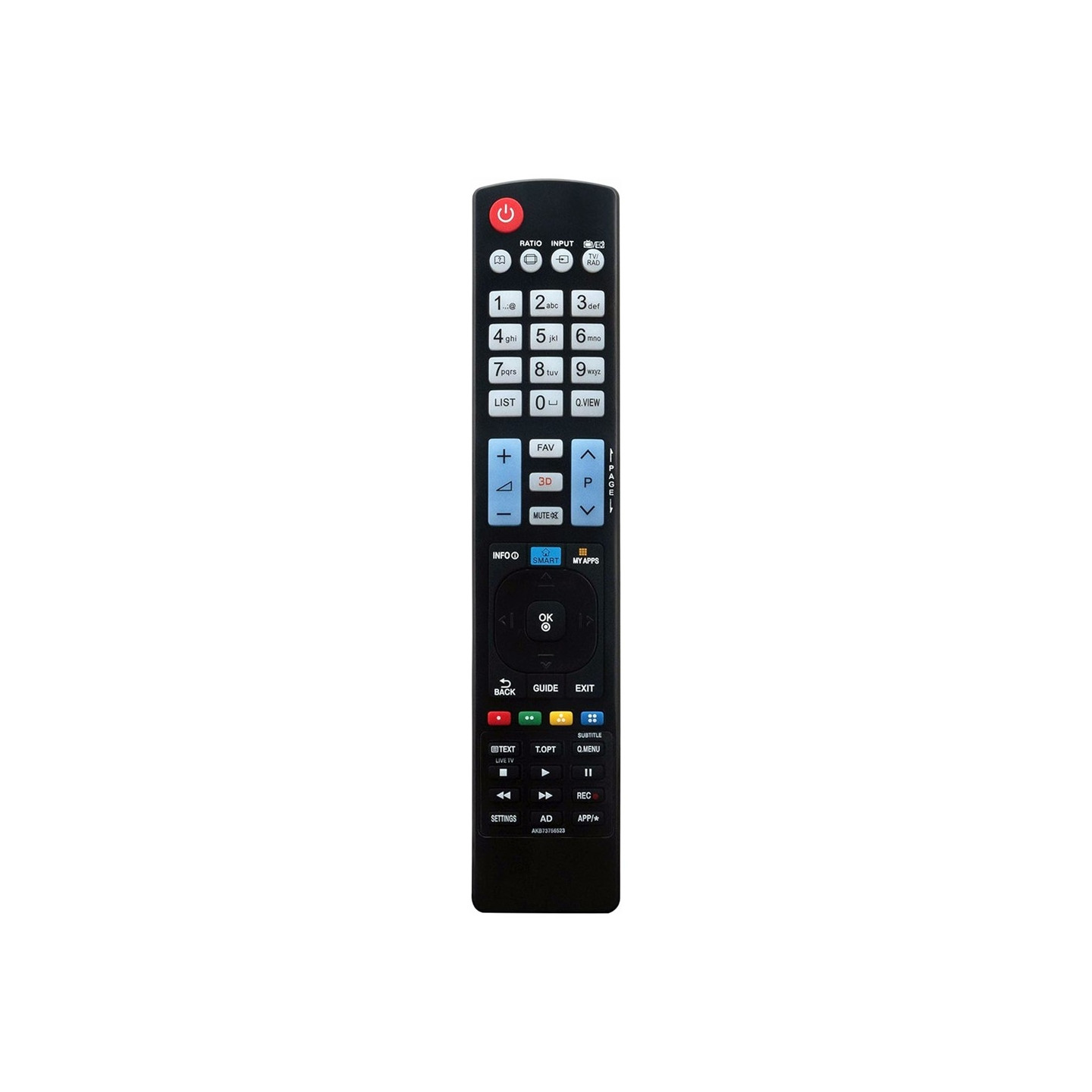 TV fjernkontroll Erstatning for AKB73756523 For LG TV