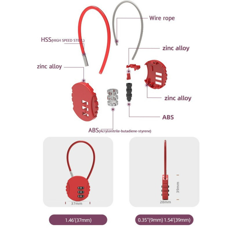 40 cm combination lock password Padlock Storage Cabinet code