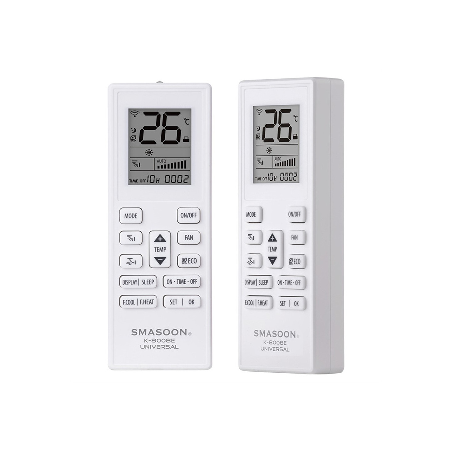 SMASOON Replacement Remote Control K-8008E for Air Conditioner AC
