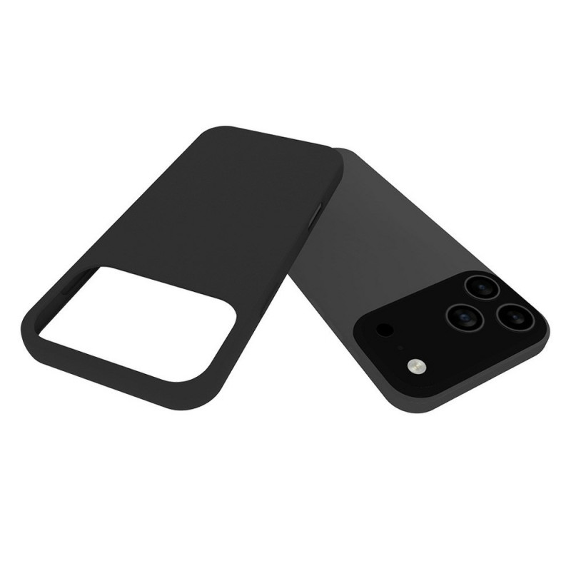 Til iPhone 17 Pro Max Case TPU Cover Bagside - Sort