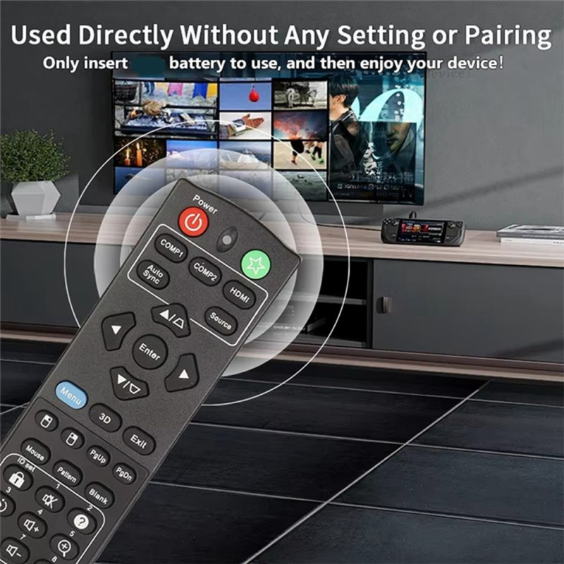 Udskiftning af fjernbetjening RCP01051 til Viewsonic-projektor