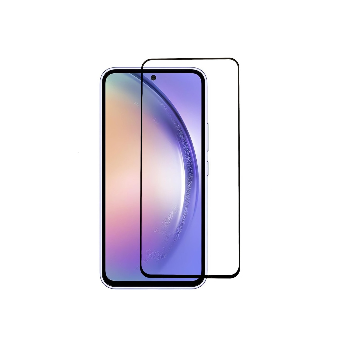 Samsung Galaxy A55 5G karkaistun lasin näytönsuoja Täysi peitto