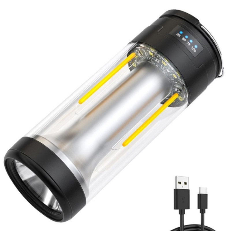 3 - in - 1 Lamp Camping Double light source Rechargeable