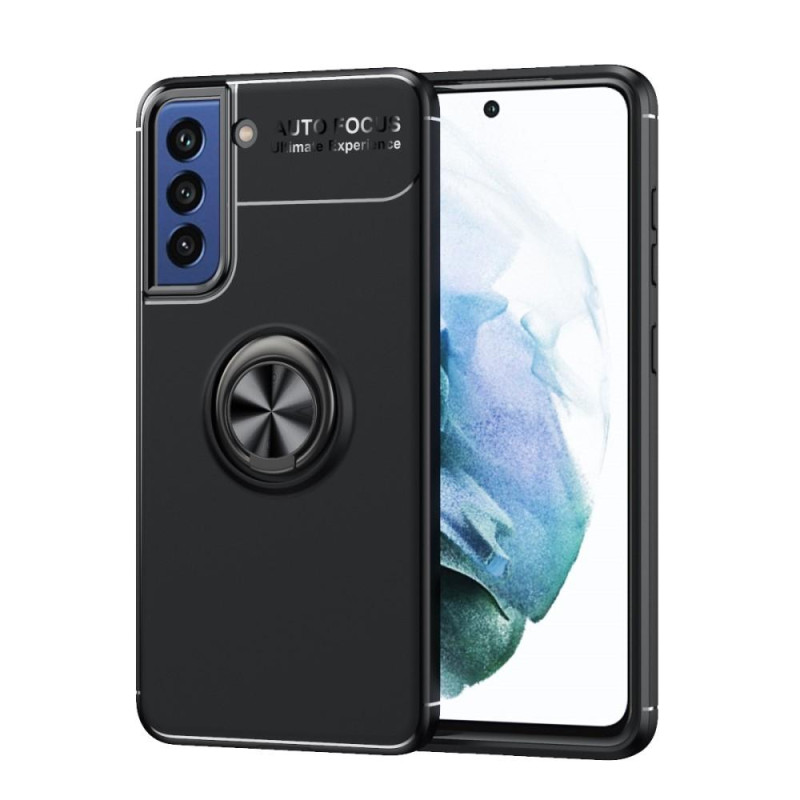 Samsung Galaxy S21 FE TPU Deksel Med Fingerring - Svart