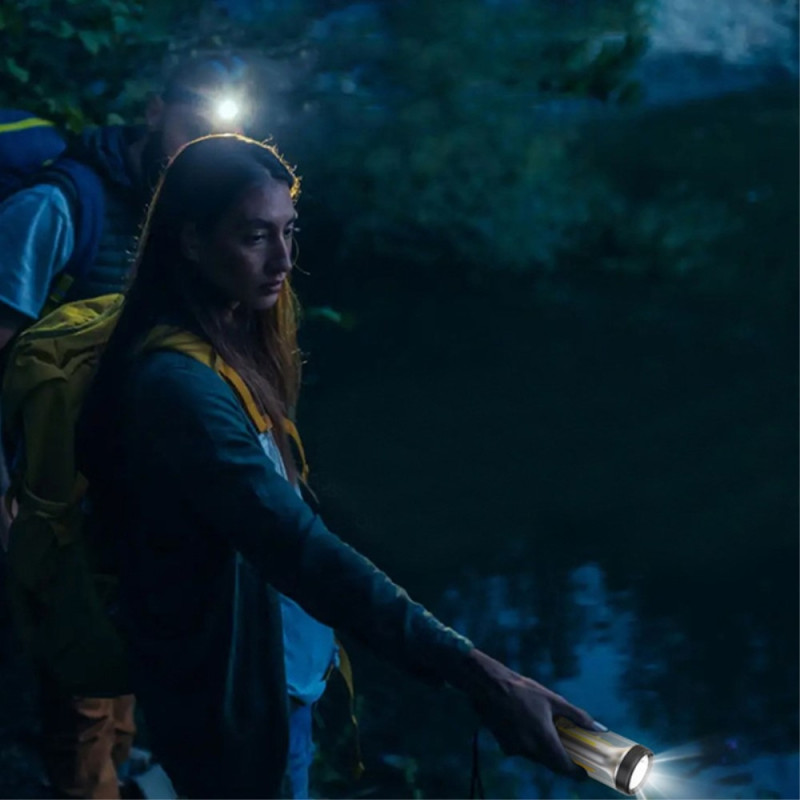 3 - i - 1 Lampe Camping Dobbelt lyskilde Genopladelig