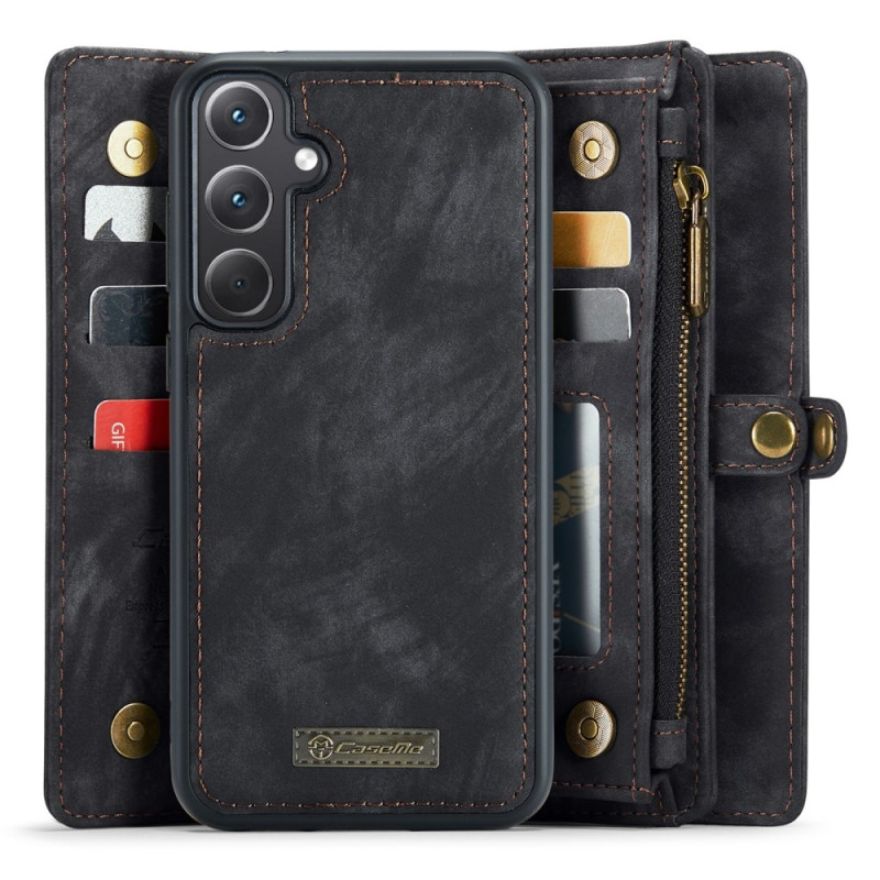 CASEME Samsung Galaxy A35 5G 2 - in - 1 lompakkokotelolle - Musta