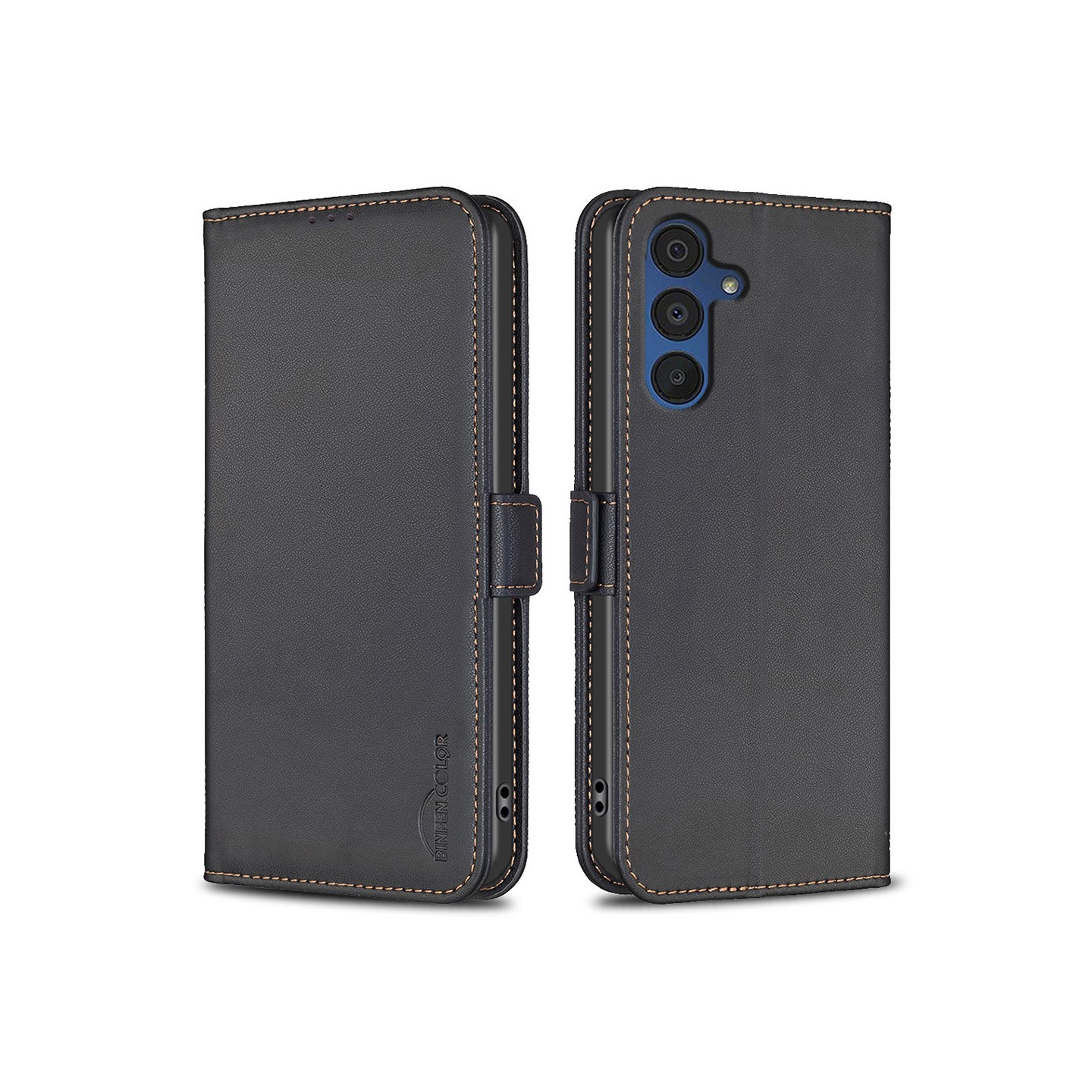 BINFEN Til Samsung Galaxy A55 5G Deksel Lommebok - deksel - Svart