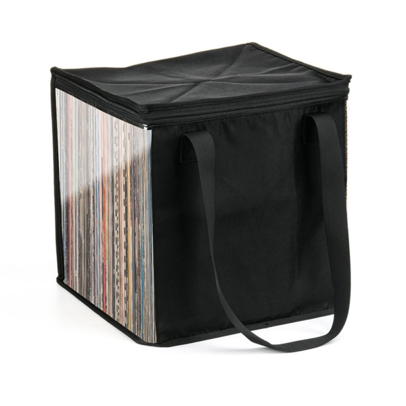 Vesken har plass til opptil 50 vinylplater LP Disc Organizer