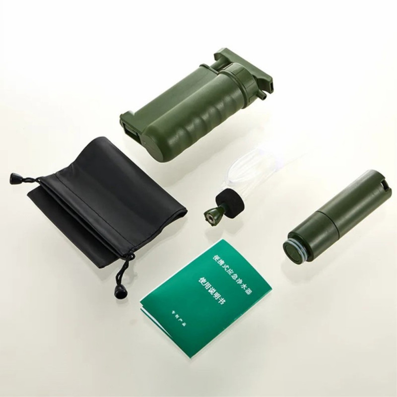 Camping Hiking Survival Water Filter Emergency Water Purifier