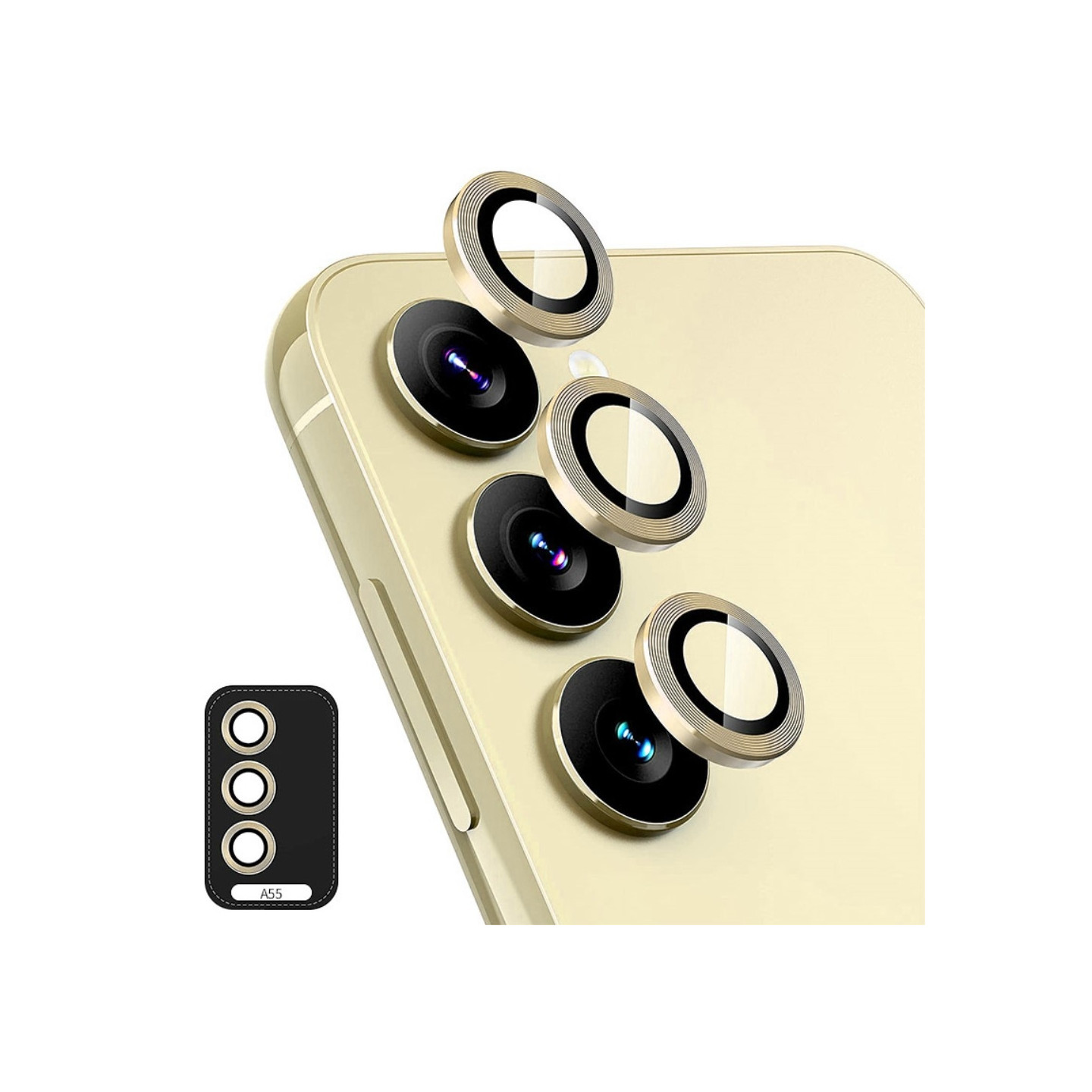 ENKAY Til Samsung Galaxy A55 5G Kamera Linse Beskytter