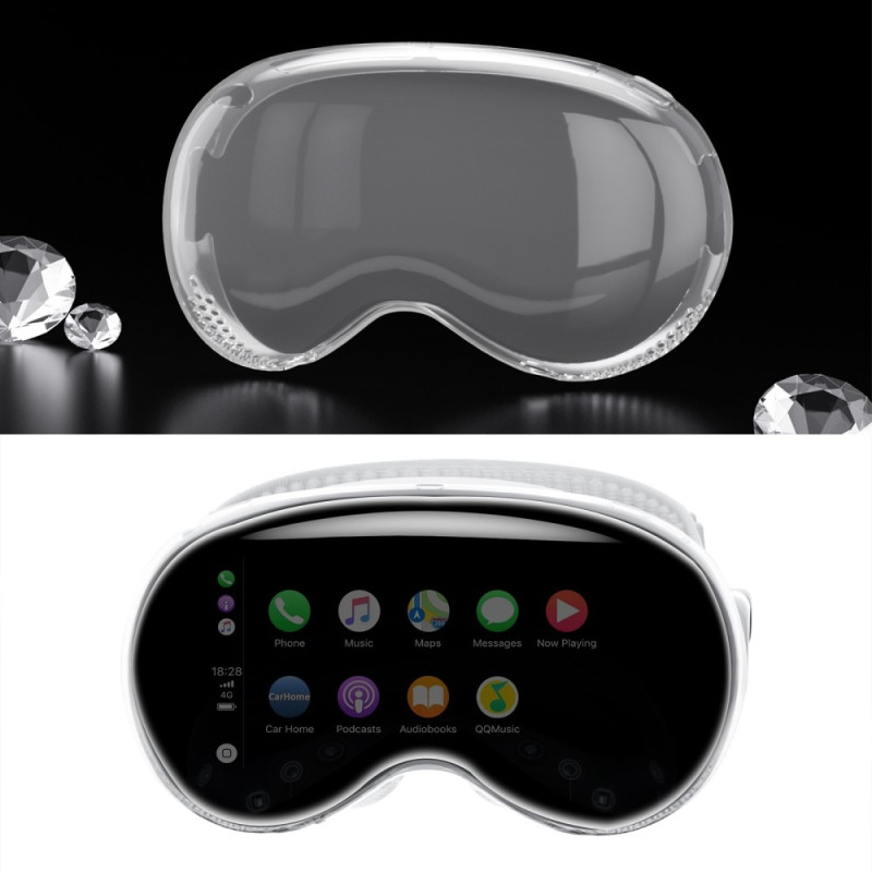TPU - etui til A Vision Pro Headset - beskyttelsesetui