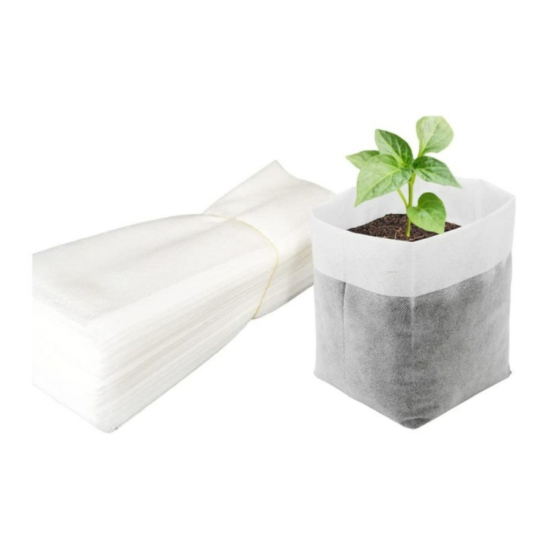 100 stk plantedyrkingsposer Plantstoff, 16X20cm/Topp: 10x15cm