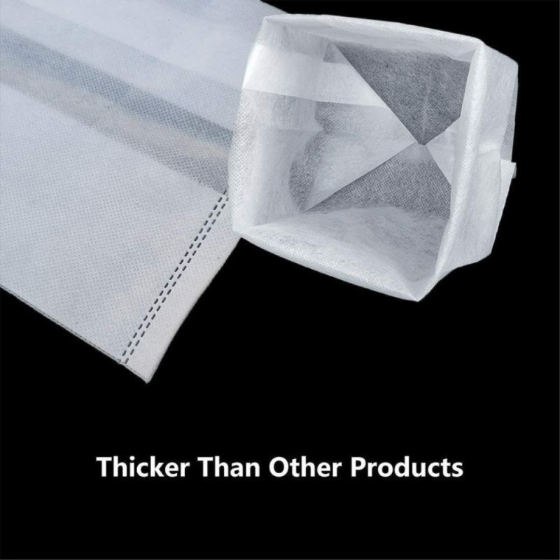 100 plant growing bags Flat fabric, 16x20cm / Top: 10x15cm