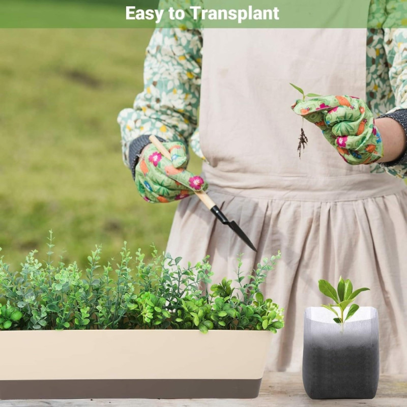 100 stk plantedyrkingsposer Plantstoff, 16X20cm/Topp: 10x15cm