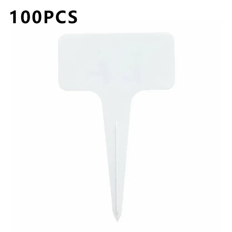 100 pcs T - type Plant Seed Label Reuse Plant Garden Marker