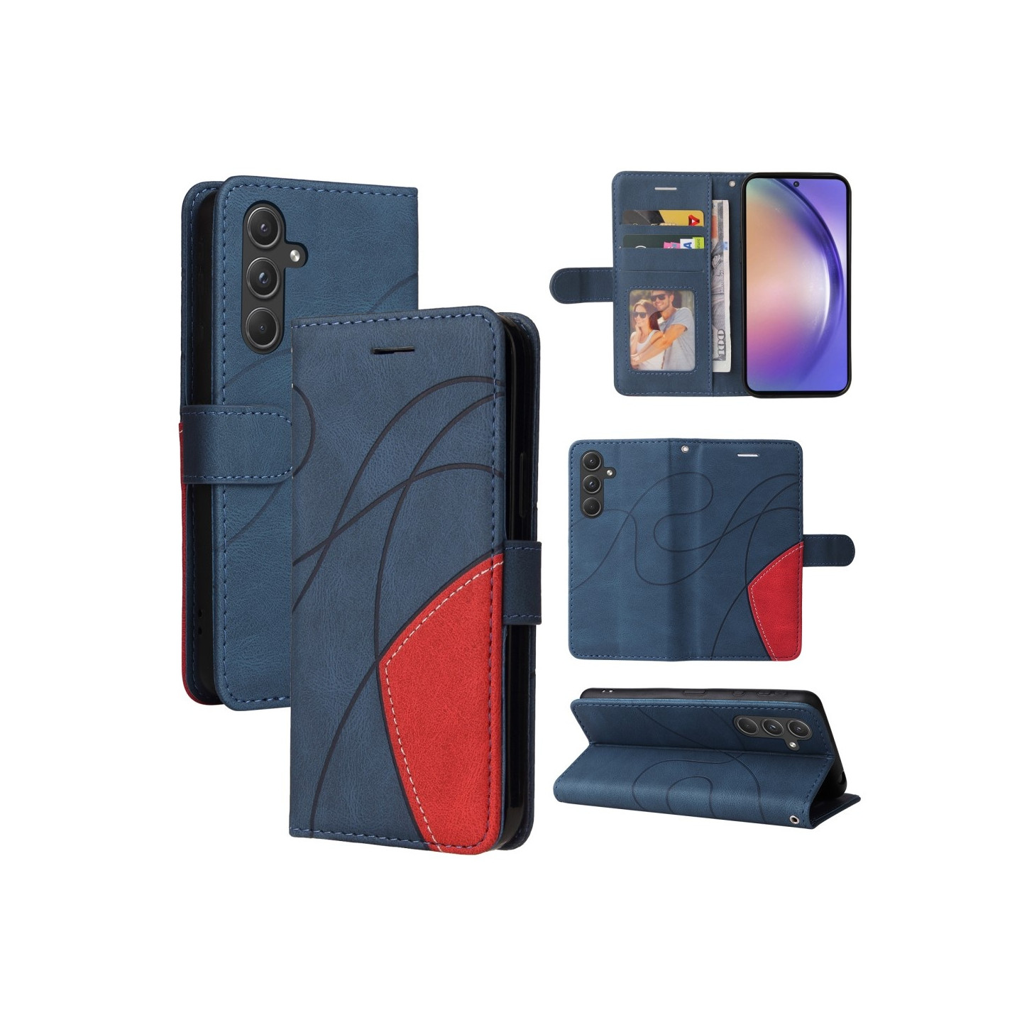 Til Samsung Galaxy A55 KT - serie - 1 dobbeltfarve