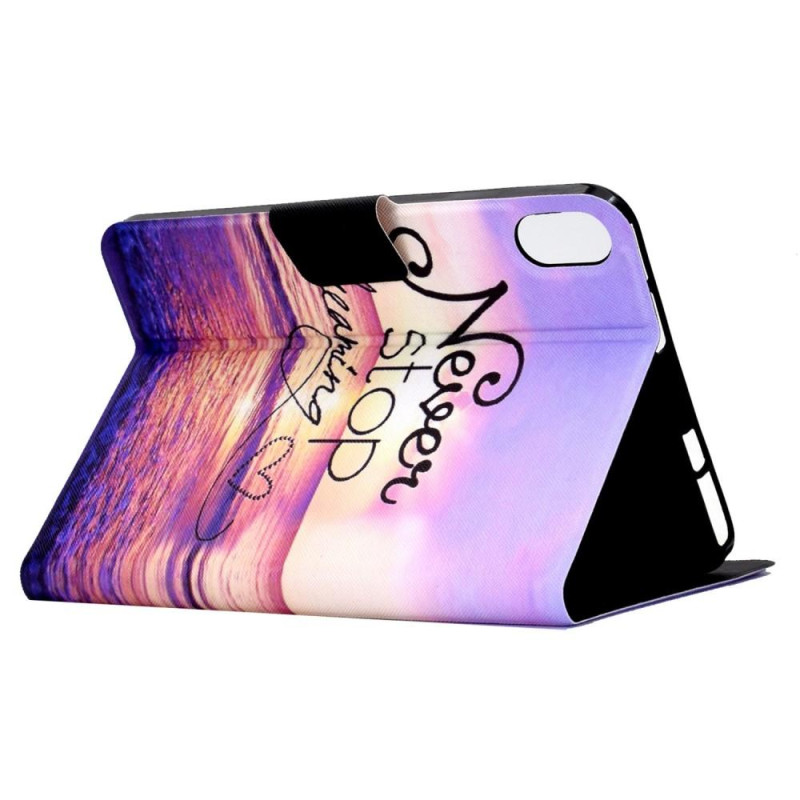 Til iPad 10.9 (2022) Tabletetui Cover Foldbart stativ - Stop aldrig med at drømme