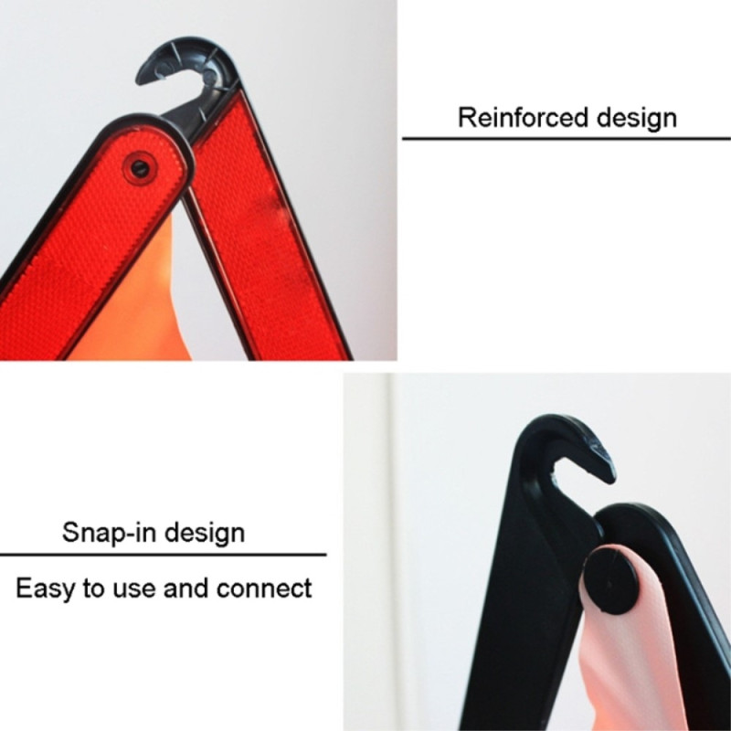 Auton hätäkatkos varoituskolmio, heijastava Stop - kyltti