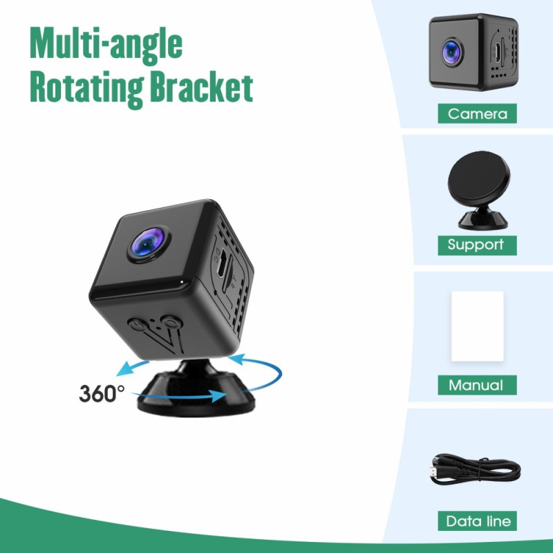Langaton turvakamera Liiketunnistuksen infrapuna - WiFi - kamera