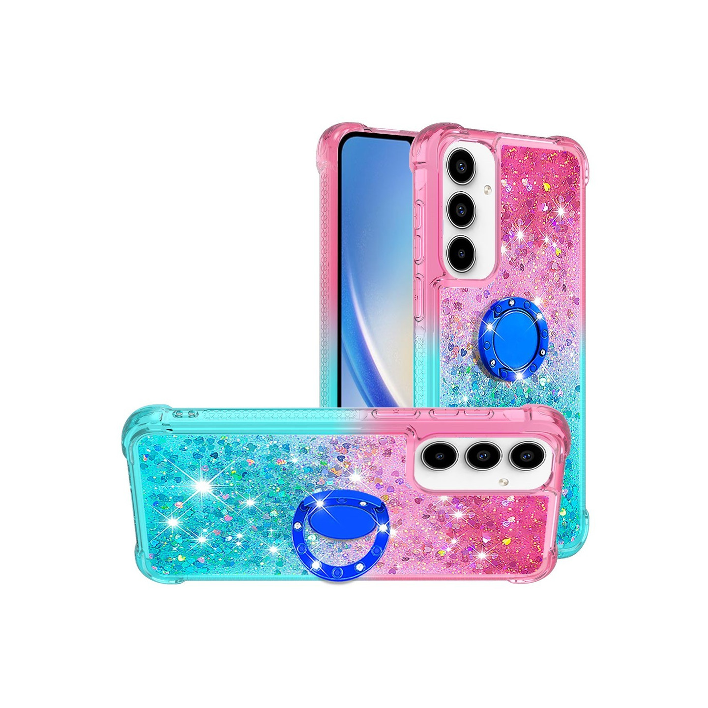 YB Quicksand Series - 8 for Samsung Galaxy A35 Kickstand TPU Cover
