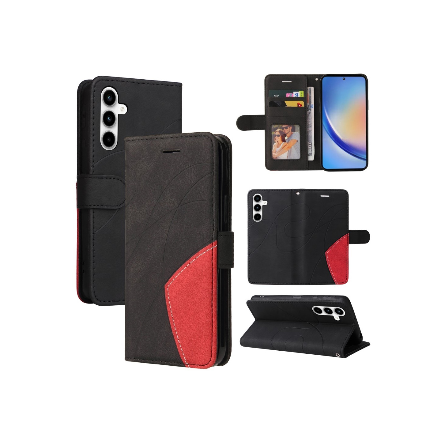 KT Lommebok - deksel til Samsung Galaxy A35 - Svart