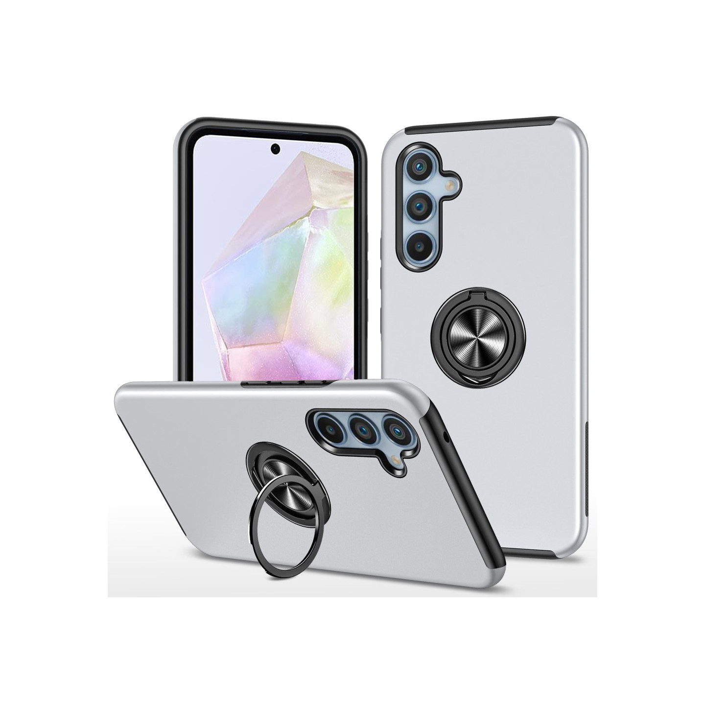 Samsung Galaxy A35 Sormirengas Sivutuen Hybridikotelo