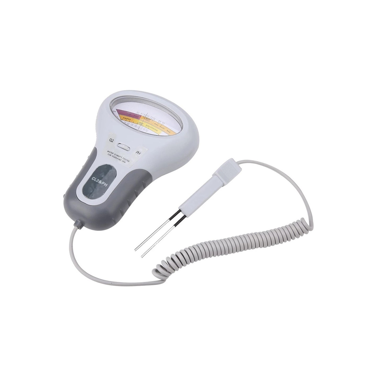 Testeri vedenlaadulle 2-in-1 pH/klooritaso CL2 -mittari näytöllä allas- ja kylpyläkäyttöön
