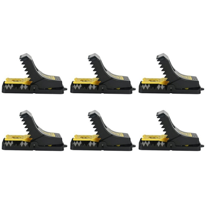 6 kpl uudelleenkäytettäviä hiirenloukkuja