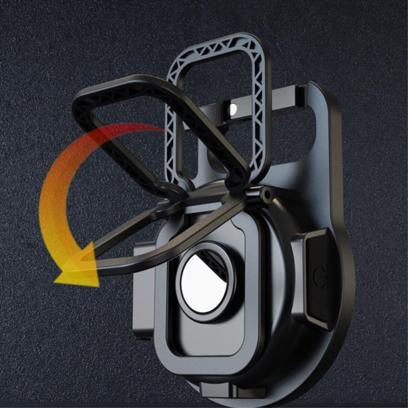 nøkkelring lommelykt oppladbart arbeidslys rød+gul+hvit