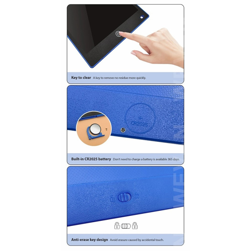 JX - 12 12 - inch LCD Writing Pad Drawing Pad Doodle Pad