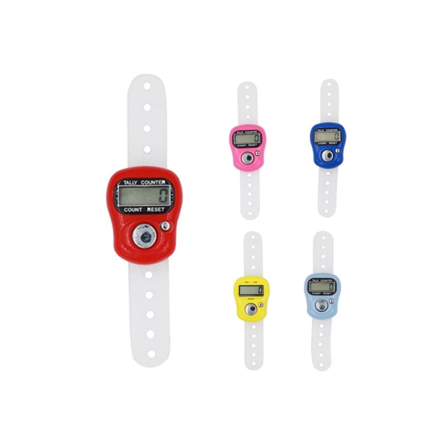 Electronic Finger Counter Digital Hand Tally Counter - Random Color