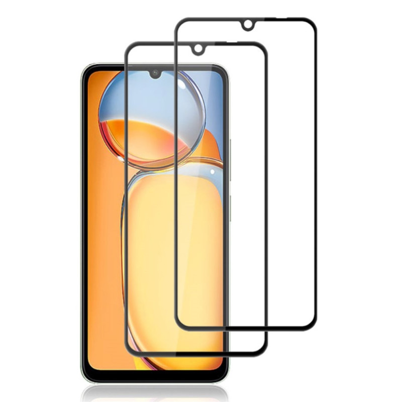 AMORUS 2Pcs For Xiaomi Redmi 13C Tempered Glass